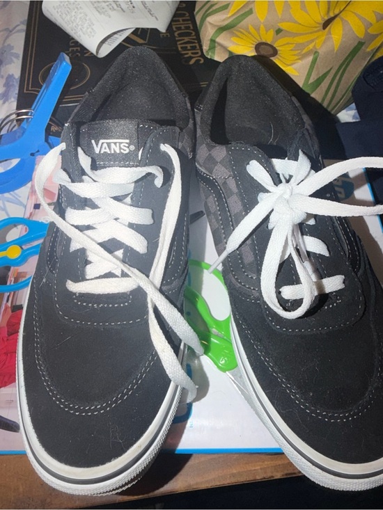 Vans Other - Vans Kids Black & Gray Checkerboard Old Skool Sneakers